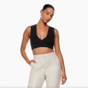 Aritzia Babaton Sculpt Knit Deep V Tank Size XS